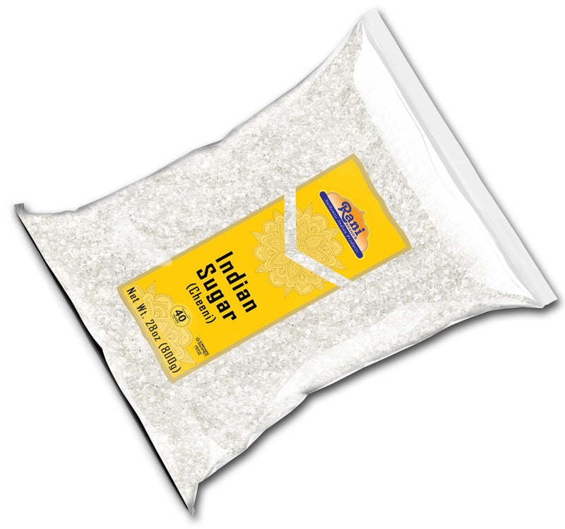 Rani Indian Sugar (Cheeni) 28oz (800g) ~ All Natural | Gluten Friendly | No Colors | Kosher | Vegan | Indian Origin