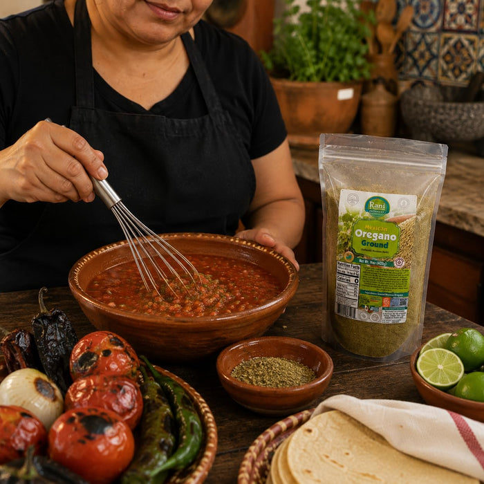 Rani Mexican Oregano Ground (Authentic Mexican Herb) 14oz (400g) ~ Gluten Free | NON-GMO | Kosher | Vegan | Sodium Free | Product of Mexico