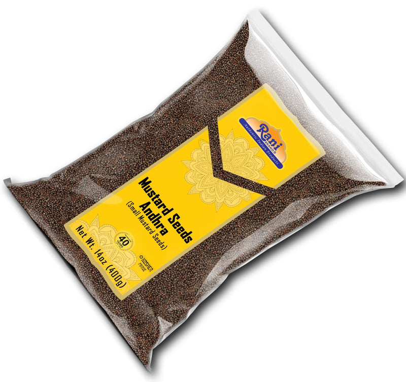 Rani Andra Mustard Seeds (Rai) Whole Spice (Rai Sarson) 14oz (400g) ~ All Natural | Gluten Friendly | NON-GMO | Kosher | Vegan | Indian Origin