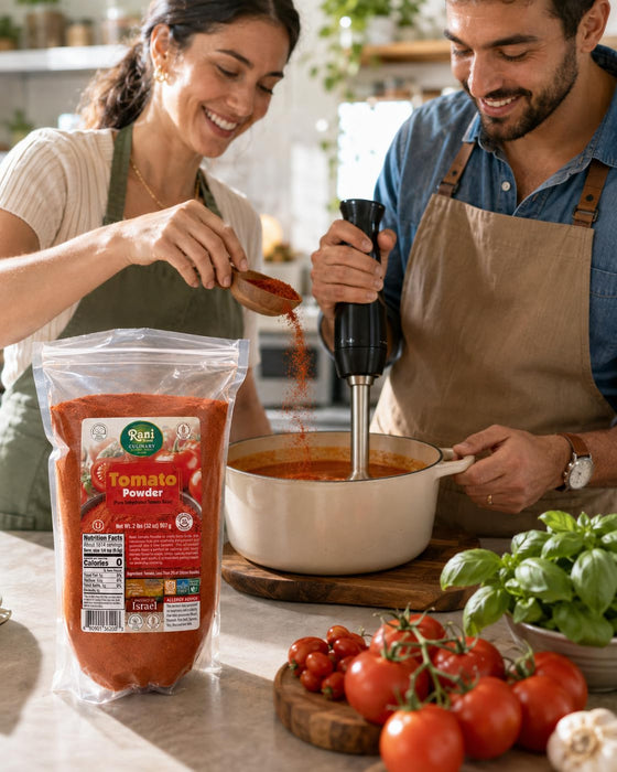 Rani Tomato Powder (Pure Dehydrated Tomato Base) 32oz (2lbs) 908g ~ Gluten Free | NON-GMO | Kosher | Vegan | Sodium Free | Product of Israel
