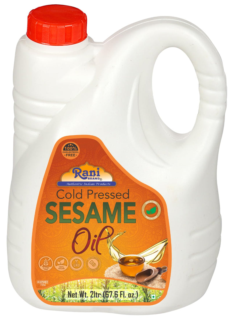Rani Sesame Oil 67.6 Ounce (2 Liter) Cold Pressed | 100% Natural | NON-GMO | Kosher | Vegan | Gluten Free