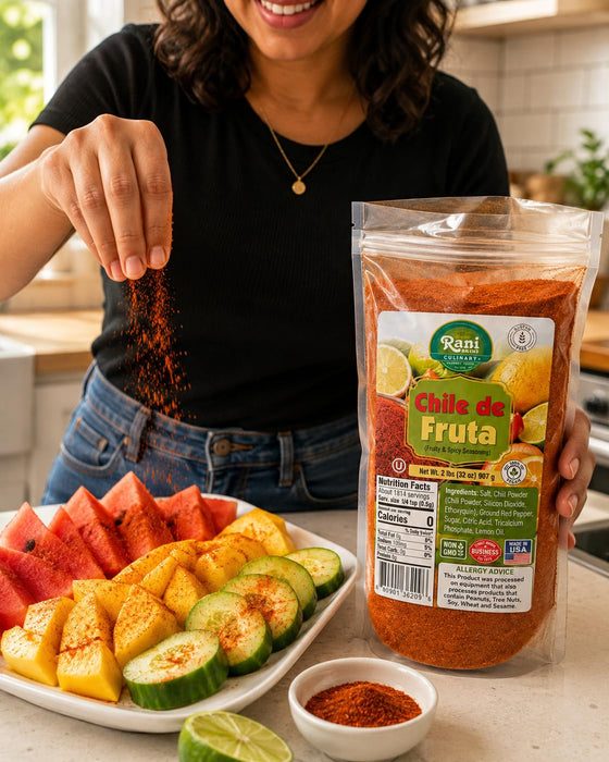 Rani Chile de Fruta (Fruity & Spicy Seasoning) 32oz (2lbs) 908g ~ Gluten Free | NON-GMO | Kosher | Vegan | Sodium Free | Product of USA