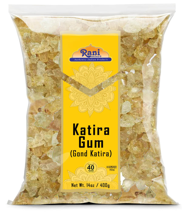 Rani Edible Gum Whole (Goonder Tragacanth Gum) 14oz (400g) ~ All Natural, Salt-Free | Vegan | No Colors | Gluten Friendly | NON-GMO | Kosher | Indian Origin
