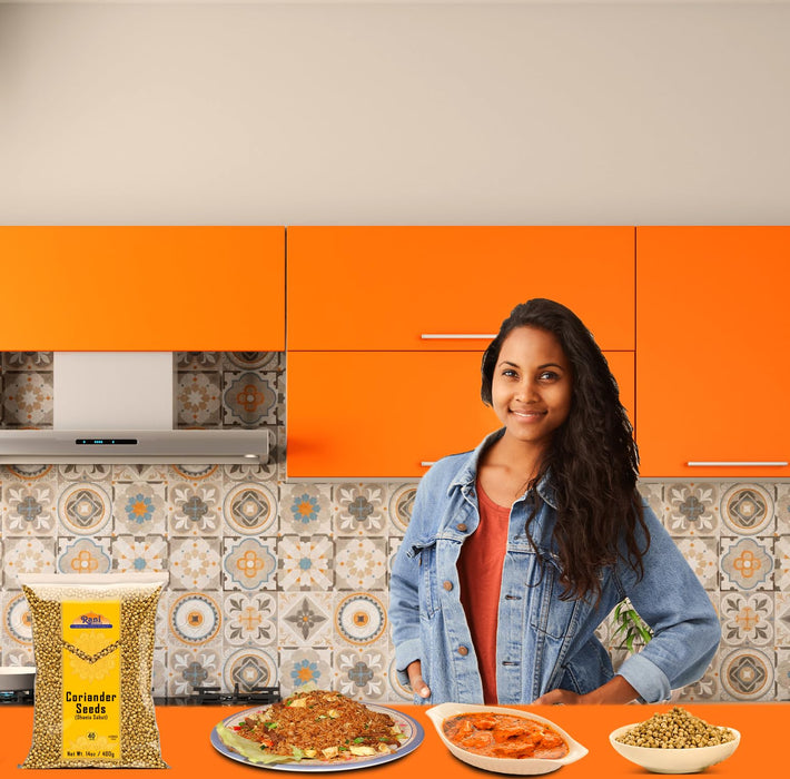 Rani Coriander (Dhania) Seeds Whole, Indian Spice 14oz (400g) ~ All Natural ~ Gluten Friendly | NON-GMO | Kosher | Vegan | Indian Origin