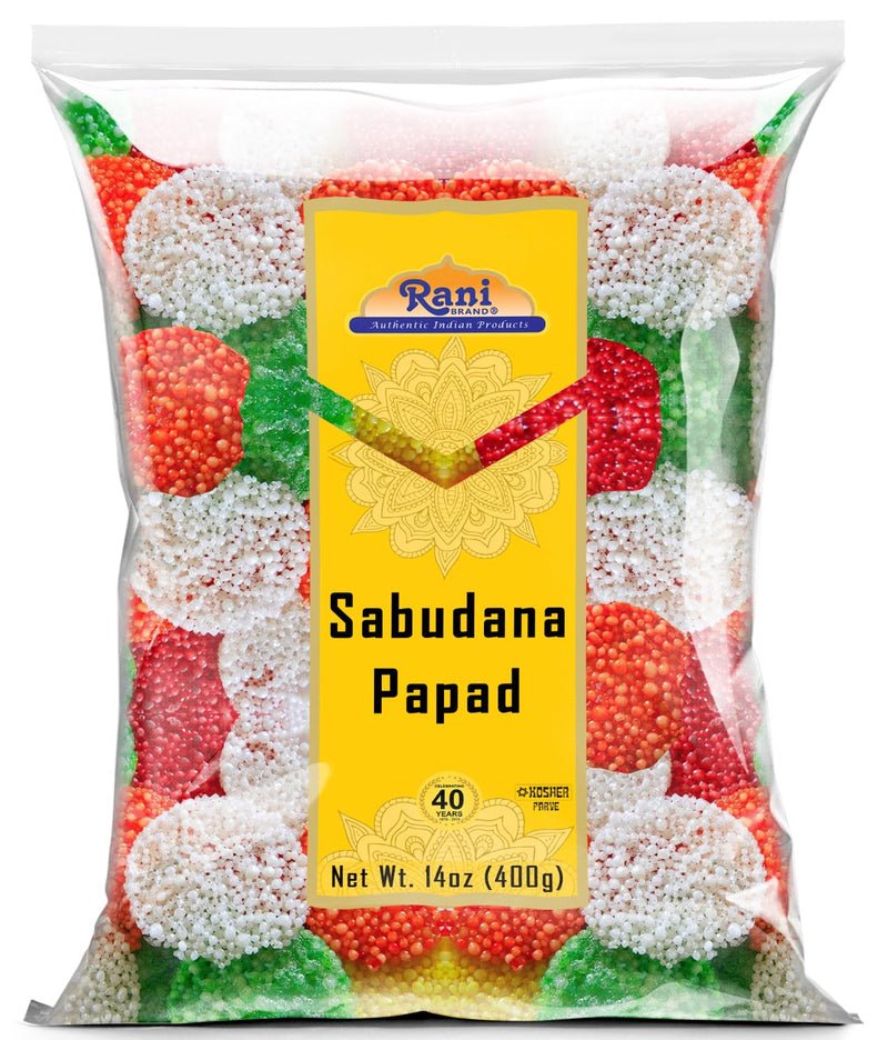 Rani Sabudana (Sago) Papad with Colors 14oz
