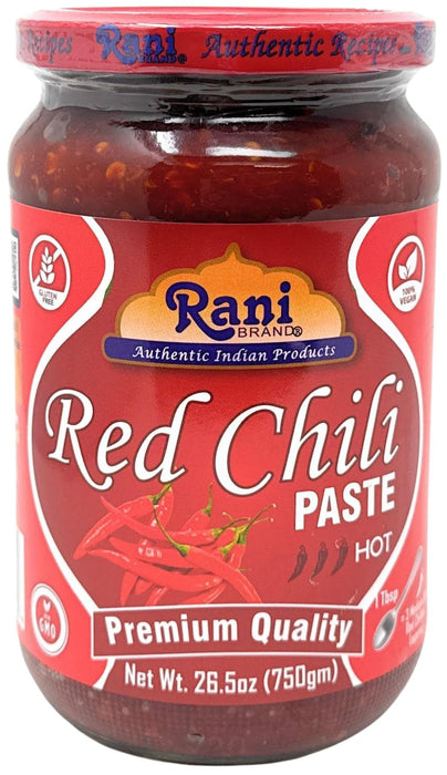 Rani Red Chilli Cooking Paste 26.5oz (750g) Bulk Glass Jar ~ Vegan | Gluten Free | NON-GMO | Kosher | No Colors | Indian Origin