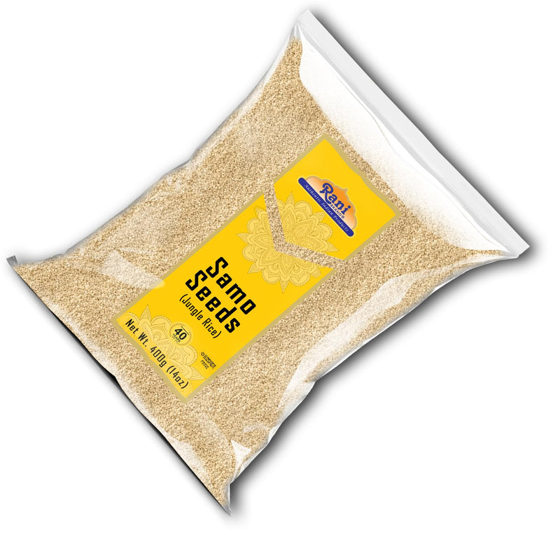 Rani Samo Seeds Whole (Japanese barnyard millet / Jungle Rice/Moriyo/ Samak Rice) Echinochloa frumentacea 14oz (400g) ~ All Natural | Vegan | Gluten Friendly | NON-GMO | Indian Origin