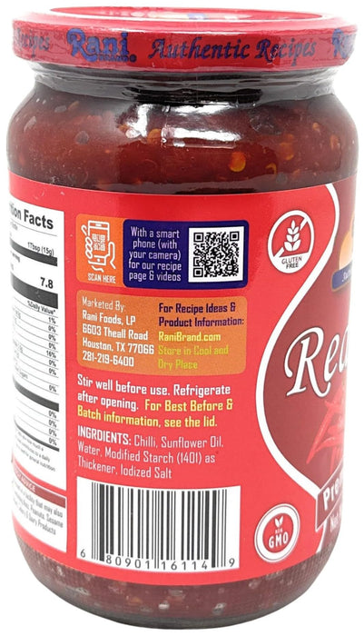 Rani Red Chilli Cooking Paste 26.5oz (750g) Bulk Glass Jar ~ Vegan | Gluten Free | NON-GMO | Kosher | No Colors | Indian Origin