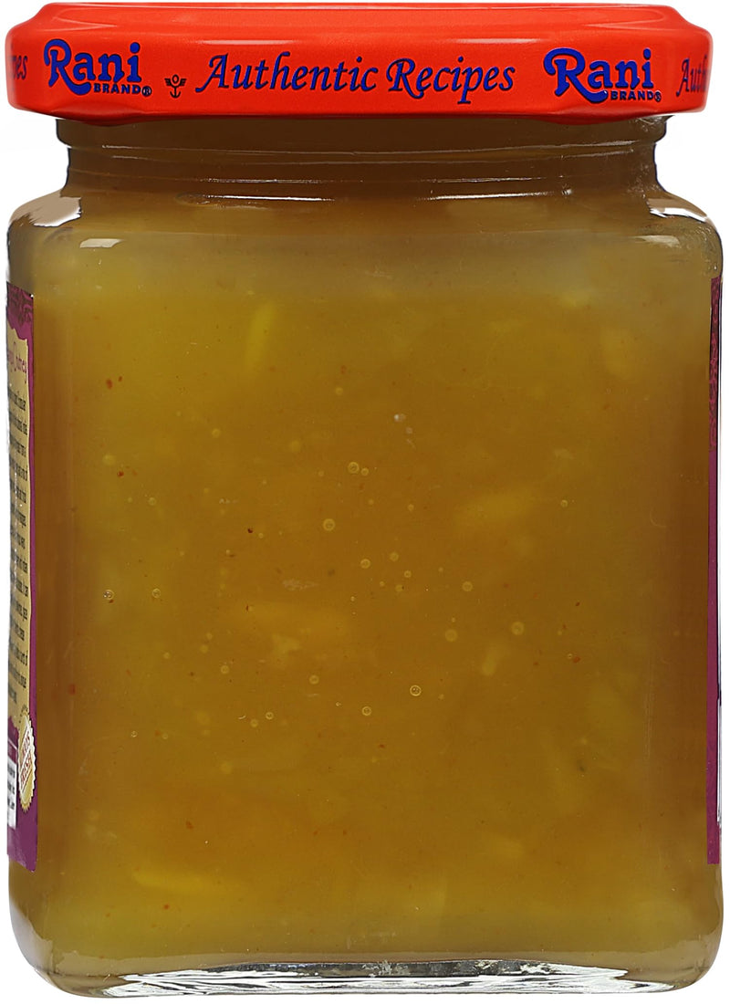 Rani Sweet Mango Chutney (Indian Preserve) 12.3oz (350g) Glass Jar, Ready to eat, Vegan ~ Gluten Free, All Natural, NON-GMO, Kosher