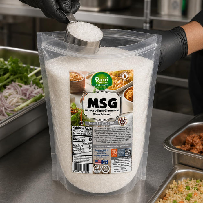 Rani MSG (Monosodium Glutamate) 32oz (2lbs) 908g ~ Gluten Free | NON-GMO | Kosher | Vegan | Product of Vietnam
