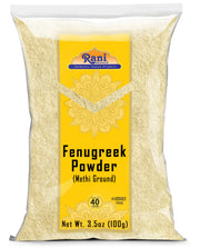 Rani Fenugreek (Methi) Seeds Ground Powder 3.5oz