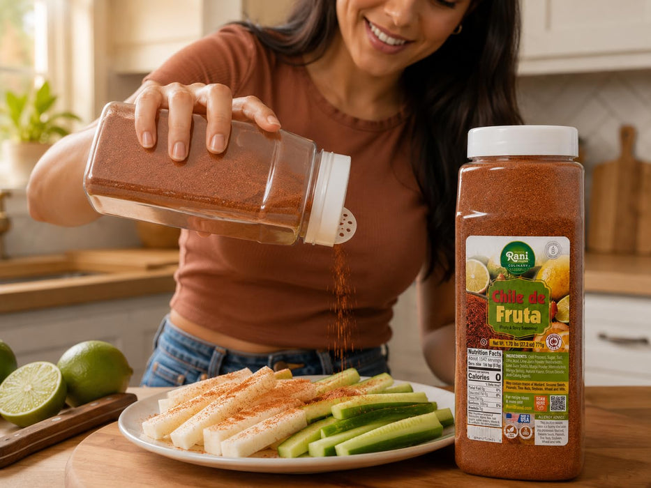 Rani Chile de Fruta (Fruity & Spicy Seasoning) 27.2oz (1.70lbs) 771g PET Jar ~ Gluten Free | NON-GMO | Kosher | Vegan | Sodium Free | Product of USA