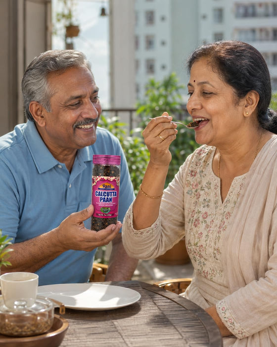 Rani Calcutta Mix (Calcutta Date & Fennel Mix) 7oz (200g) PET Jar ~ Indian Tasty Treats | Vegan | Gluten Friendly | NON-GMO | Indian Origin
