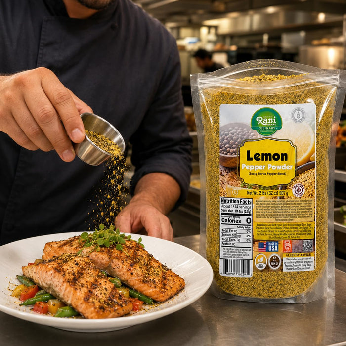 Rani Lemon Pepper Powder (Zesty Citrus Pepper Blend) 32oz (2lbs) 908g ~ Gluten Free | NON-GMO | Kosher | Vegan | Product of USA