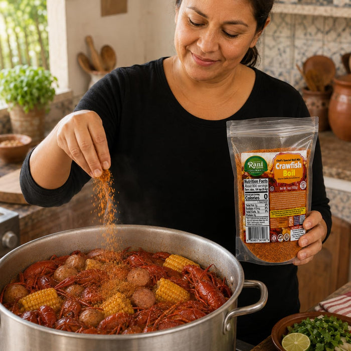 Rani Crawfish Boil (Extra Hot Crawfish, Shrimp & Crab Boil) 14oz (400g) ~ Gluten Free | NON-GMO | Kosher | Vegan | Product of USA