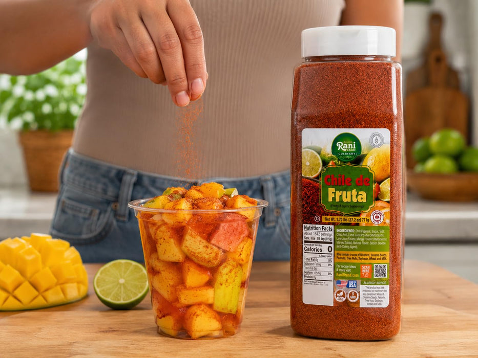 Rani Chile de Fruta (Fruity & Spicy Seasoning) 27.2oz (1.70lbs) 771g PET Jar ~ Gluten Free | NON-GMO | Kosher | Vegan | Sodium Free | Product of USA