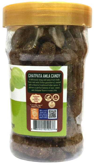 Rani Chatpata Amla Candy 8.8oz (250g) Resealable Jar, Traditional Indian Gooseberry Candy ~ Vegan | Gluten Friendly | NON-GMO | Indian Origin | Indian Tasty Treats