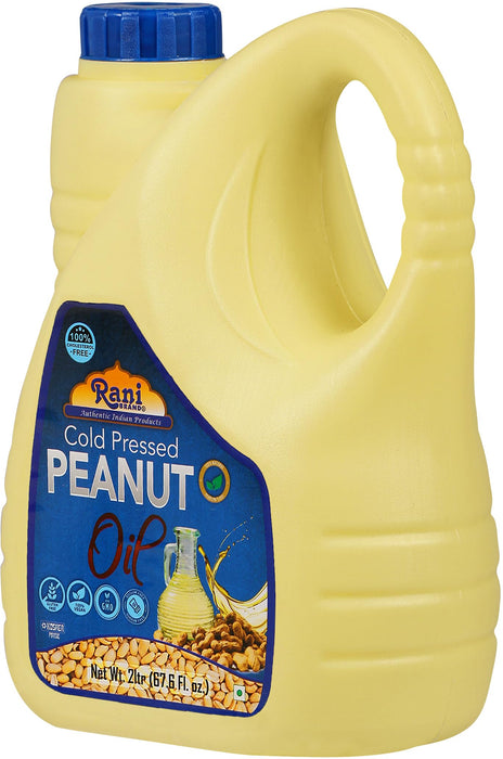 Rani Peanut Oil 67.6 Ounce (2 Liter) Cold Pressed | 100% Natural | NON-GMO | Kosher | Vegan | Gluten Free
