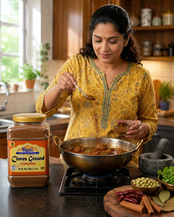 Rani Cloves Powder (Laung) Indian Spice 80oz (5lbs) 2.27kg Bulk PET Jar ~ All Natural, Gluten Friendly | NON-GMO | Kosher | Vegan | Indian Origin