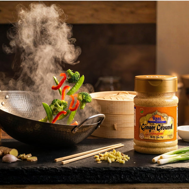 Rani Ginger (Adarak) Powder Ground, Spice 2.5oz (71g) PET Jar ~ All Natural | Vegan | Gluten Friendly | NON-GMO | Indian Origin