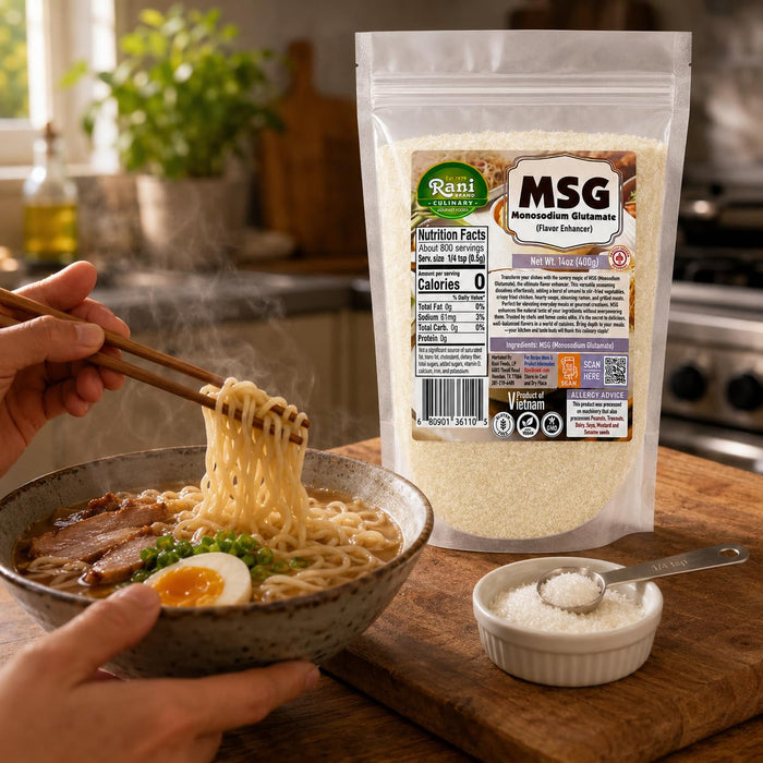Rani MSG (Monosodium Glutamate) 14oz (400g) ~ Gluten Free | NON-GMO | Kosher | Vegan | Product of Vietnam