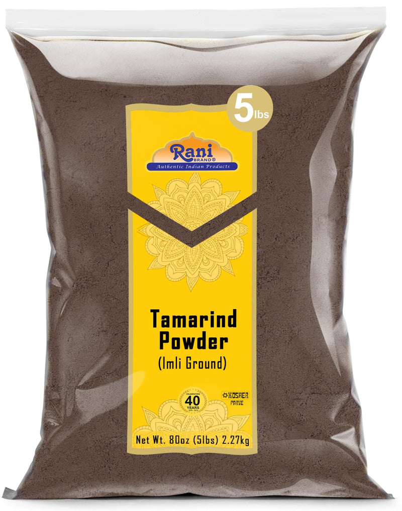 Rani Tamarind Powder (Imli) 80oz (5lbs) 2.27kg Bulk ~ All Natural| No Added Sugar/Salt | Vegan | Gluten Friendly | Kosher | NON-GMO | Indian Origin