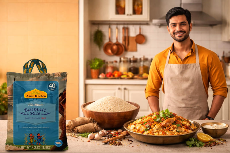 Asian Kitchen Platinum Basmati Rice Aged 24 months {4 Sizes Available}