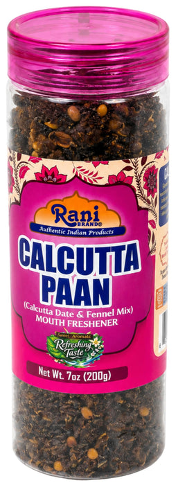 Rani Calcutta Mix (Calcutta Date & Fennel Mix) 7oz (200g) PET Jar ~ Indian Tasty Treats | Vegan | Gluten Friendly | NON-GMO | Indian Origin