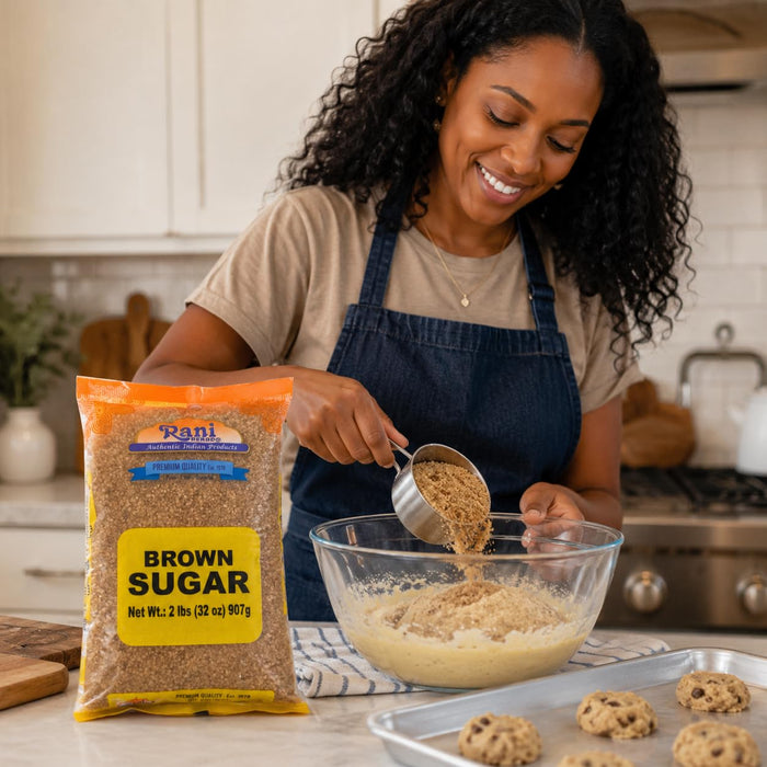 Rani Brown Sugar 32oz (2lbs) 908g ~ All Natural | Gluten Friendly | Vegan | Non-GMO | Kosher | Indian Origin