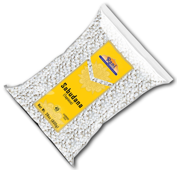 Rani Sabudana (Tapioca / Sago) Pearls 28oz (800g) ~ All Natural | Vegan | No Colors | NON-GMO | Kosher | Indian Origin