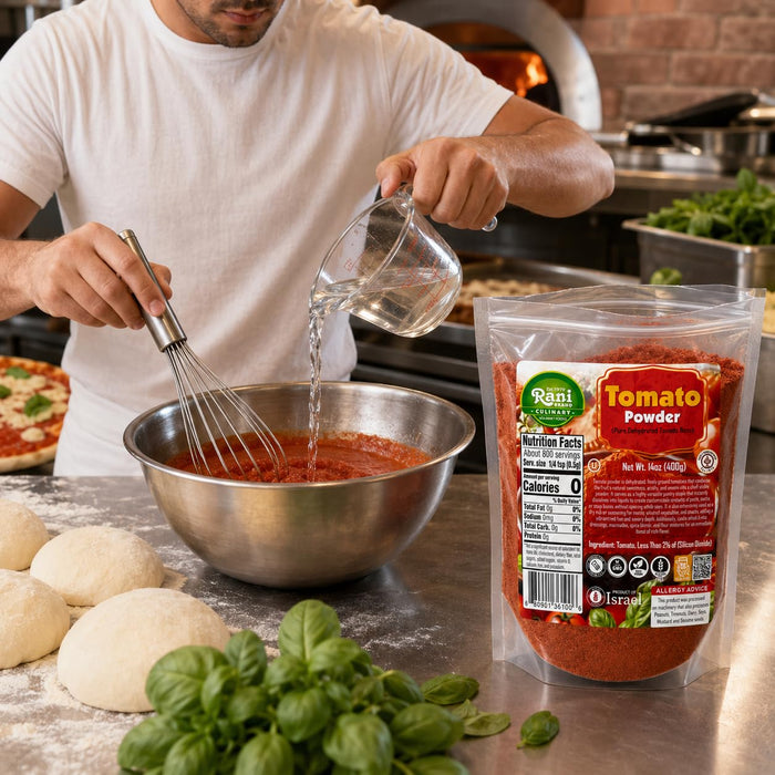Rani Tomato Powder (Pure Dehydrated Tomato Base) 14oz (400g) ~ Gluten Free | NON-GMO | Kosher | Vegan | Sodium Free | Product of Israel