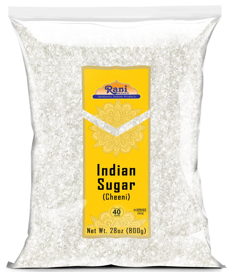 Rani Indian Sugar Khand (Khandsari) 28oz (800g) ~ All Natural | Gluten Friendly | No Colors | Vegan | Kosher | Indian Origin