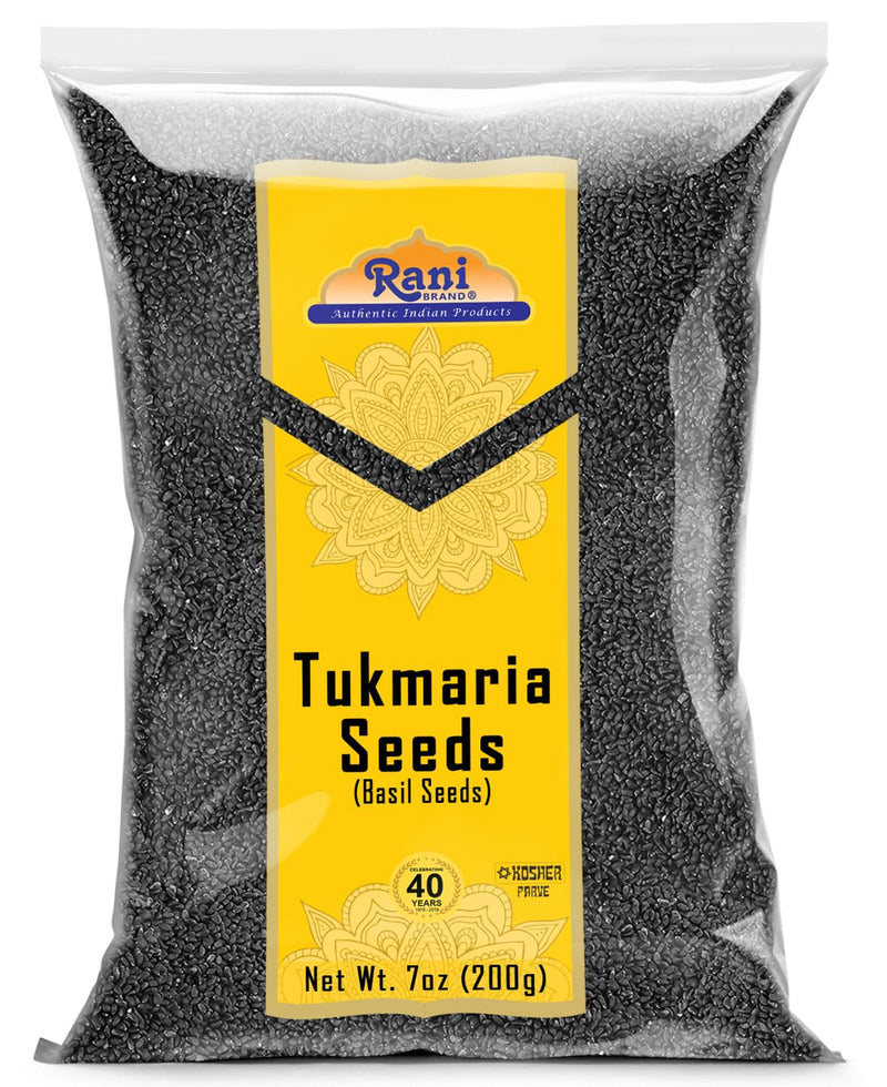 Rani Tukmaria  (Natural Holy Basil Seeds) {4 Sizes Available}