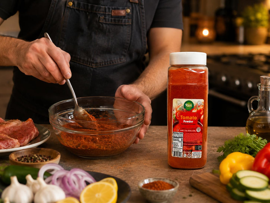 Rani Tomato Powder (Pure Dehydrated Tomato Base) 20.96oz (1.31lbs) 594g ~ Gluten Free | NON-GMO | Kosher | Vegan | Sodium Free | Product of Israel