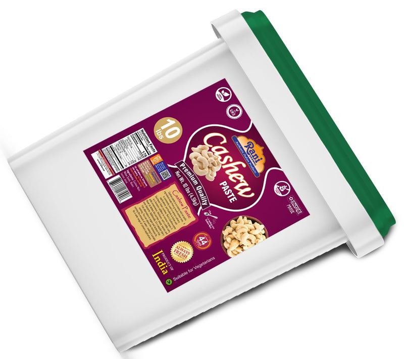 Rani Cashew Paste 160oz (10lbs) 4.54kg Bulk ~ Vegan | Gluten Free | NON-GMO | Kosher | No Colors | Indian Origin