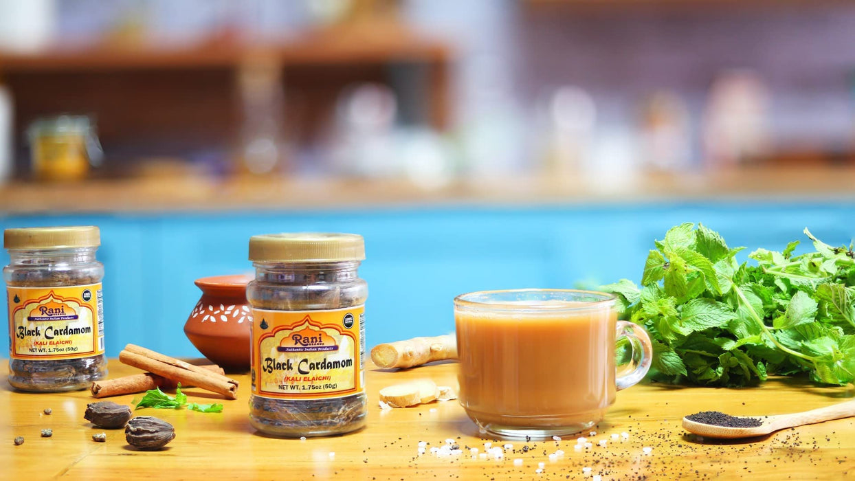 Rani Black Cardamom Pods (Kali Elachi) Whole Indian Spice 32oz (2lbs) 908g Bulk ~ All Natural | Vegan | Gluten Friendly | NON-GMO | Kosher | Indian Origin | Smokey, Tsaoko, Cao Guo, Bach Dan Khau, Badi