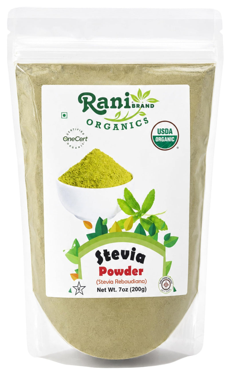 Rani Organic Stevia Powder (Stevia Rebaudiana) 7oz