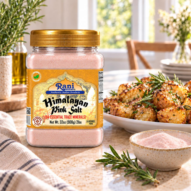 Rani Himalayan Pink Salt Powder (84 Essential Trace Minerals) 32oz (2lbs) 908g PET Jar ~ Natural | Vegan | Gluten Friendly | NON-GMO