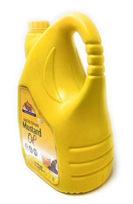 Rani Mustard Oil (Kachi Ghani) 169 Ounce (5 Liter) NON-GMO | Gluten Free | Kosher | Vegan | 100% Natural