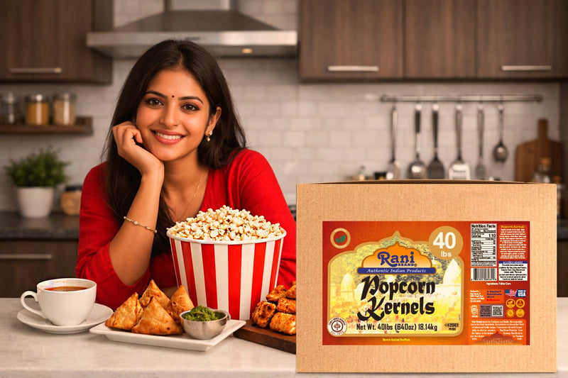 Rani Popcorn Kernels 40lbs (640oz) 18.14kg Bulk Box, Perfect for Stovetop, Microwave & Popcorn Machines ~ All Natural | Gluten Friendly | Vegan | NON-GMO | Kosher | Product of USA