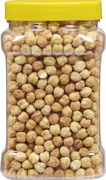 Rani Roasted Chana Skinless (Chickpeas) Plain Flavor (No Skin) 12.3oz (350g) PET Jar ~ All Natural | Vegan | No Preservatives | Gluten Friendly | Indian Origin | Great Snack, Ready to Eat