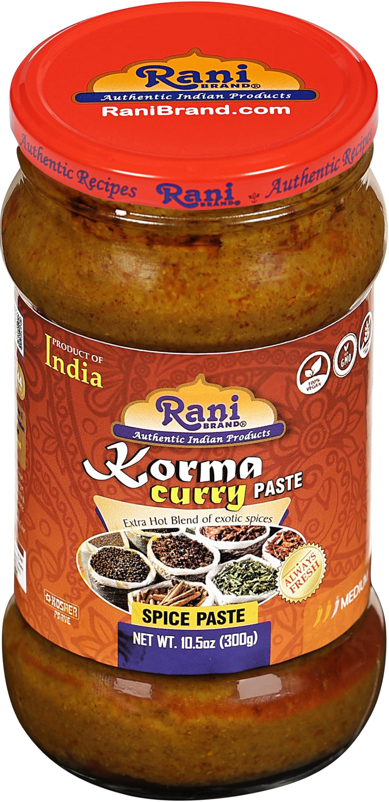 Rani Korma Curry Cooking Pastes {4 Sizes Available}