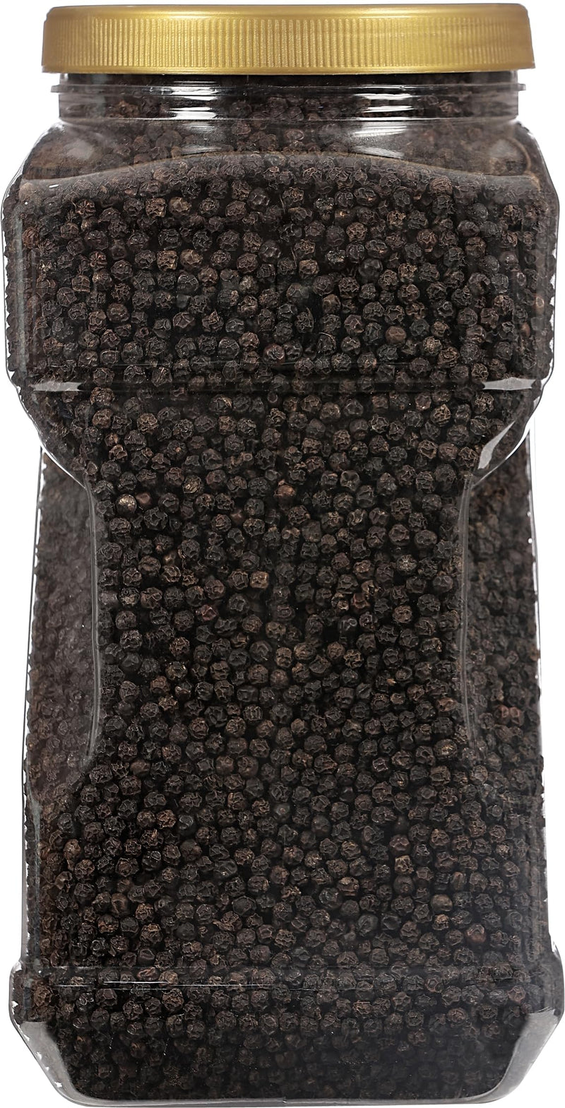 Rani Black Pepper Whole (Peppercorns), Premium Bold Tellicherry Quality 80oz (5lbs) 2.27kg Bulk PET Jar ~ All Natural | Gluten Friendly | Non-GMO | Kosher | Product of Vietnam