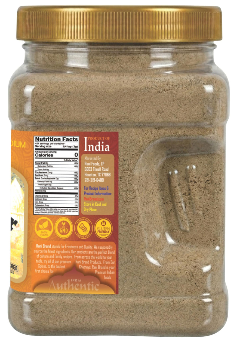 Rani Black Pepper Fine Powder 80 Mesh, 16oz (1lb) 454g PET Jar ~ Gluten Friendly | Non-GMO | All Natural