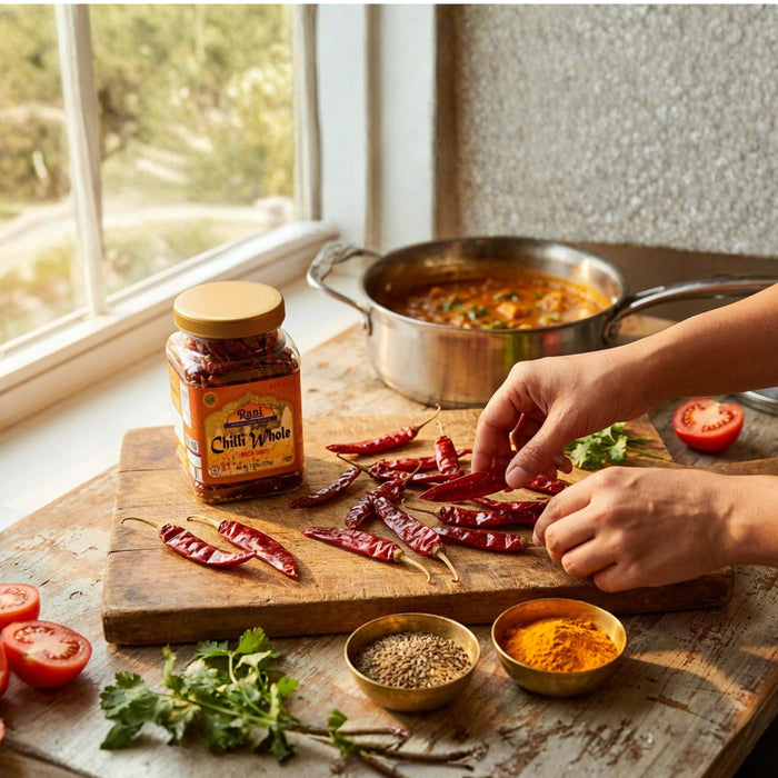 Rani Chilli Whole 8oz (225g) ~ All Natural, Salt-Free | Vegan | No Colors | Gluten Friendly | NON-GMO | Kosher | Indian Origin