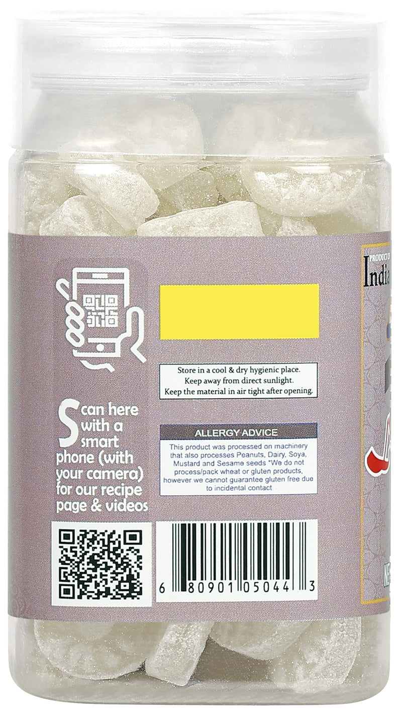 Rani Lychee Candy 5.25oz (150g) Vacuum Sealed, Easy Open Top, Resealable Container ~ Indian Tasty Treats | Vegan | Gluten Friendly | NON-GMO | Indian Origin