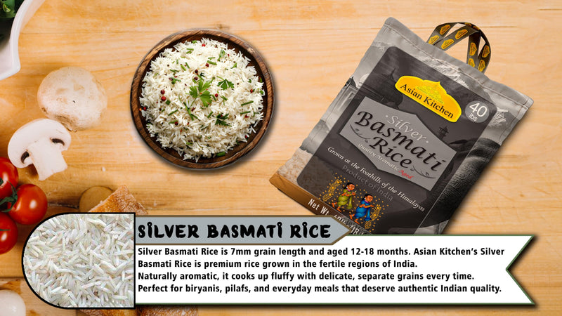 Asian Kitchen Silver White Basmati Rice Aged 18 months {4 Sizes Available}