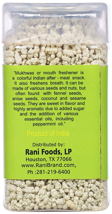 Rani Madrasi Saunf 5.25oz (150g) Vacuum Sealed, Easy Open Top, Resealable Container ~ Indian Tasty Treats | Vegan | Gluten Friendly | NON-GMO | Indian Origin