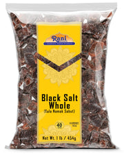 Rani Black Salt Raw Whole (Kala Namak) Mineral 16oz