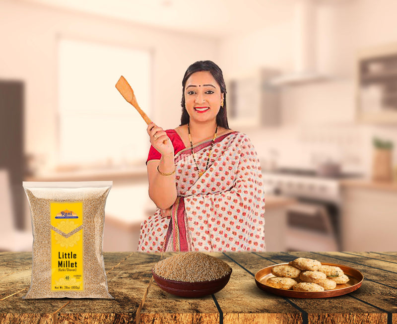 Rani Little Millet (Panicum Sumatrense) Whole Ancient Grain Seeds 28oz (800g) ~ All Natural | Gluten Friendly | NON-GMO | Kosher | Vegan | Indian Origin | Kutki / Shavan / Saamai / Sama Kannada